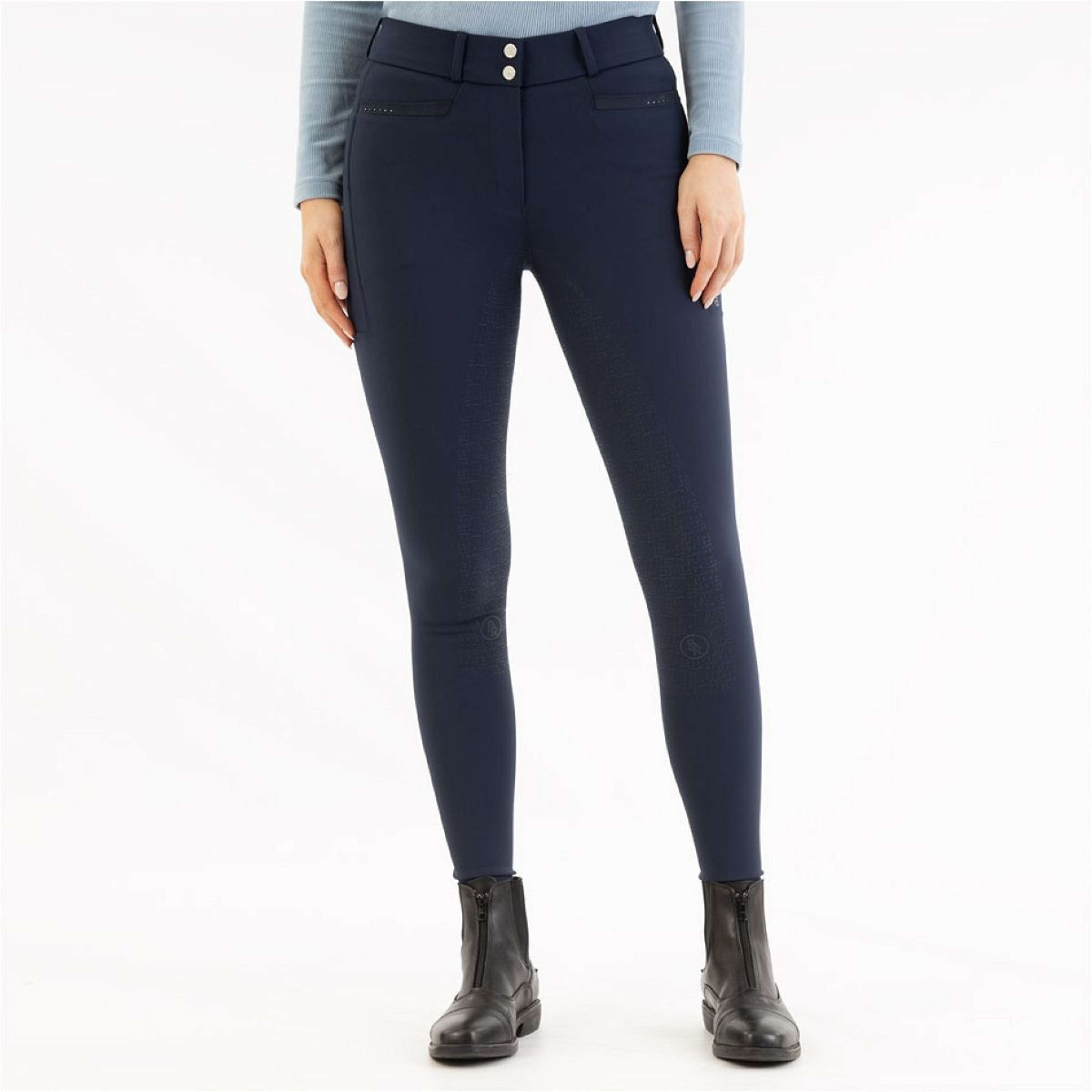 BR Rijbroek AW25 Jolijn Dames Siliconen Zitvlak Navy Blazer