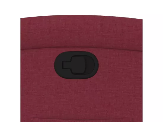 Fauteuil inclinable Rouge bordeaux Tissu