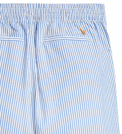 Polo Ralph Lauren Hosen - Seersucker - Blau/Weiß gestreift