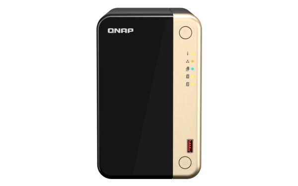 QNAP TS-264 - NAS-server - 2 bays - SATA 6Gb/s - RAID 0, 1, 5, 6, 10, 50, JBOD, 60 - RAM 8 GB - 2.5 Gigabit Ethernet - iSCSI support