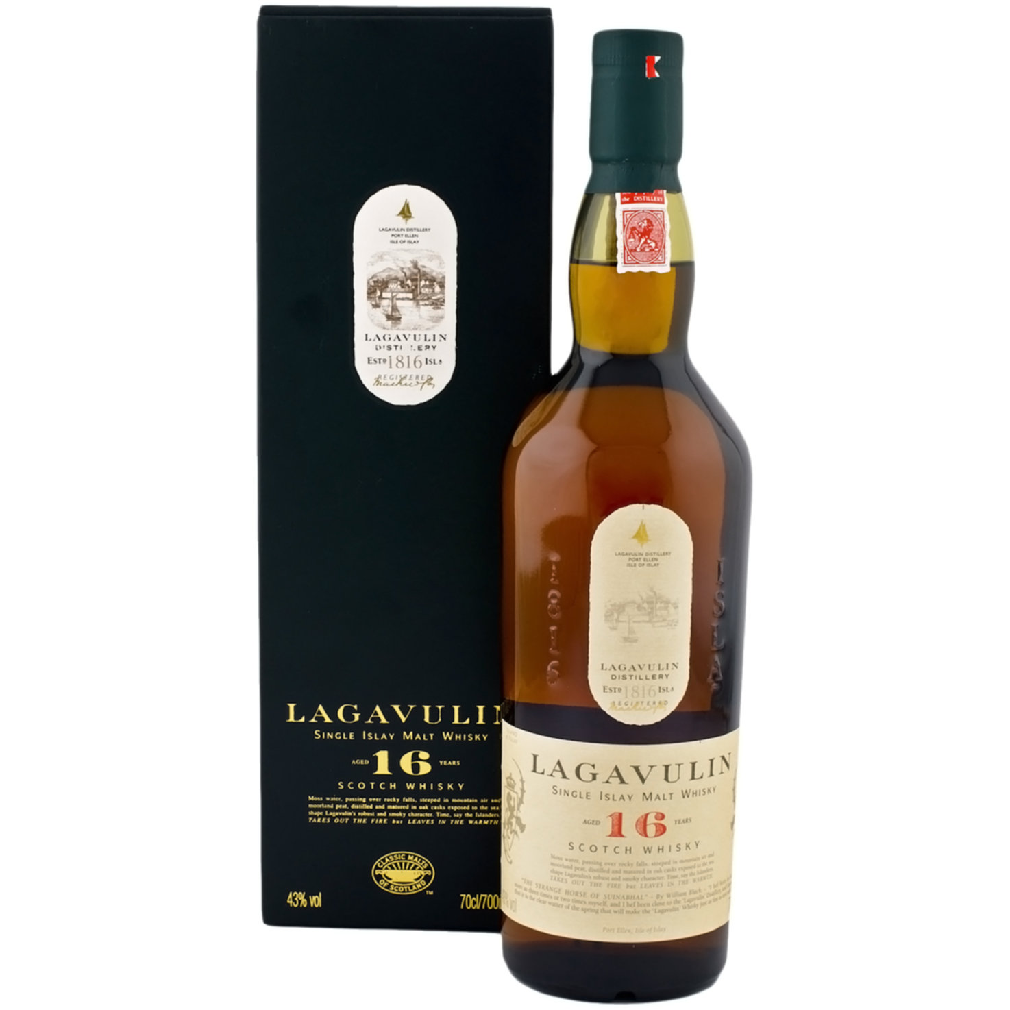 Lagavulin Single Malt 16 Years -70cl