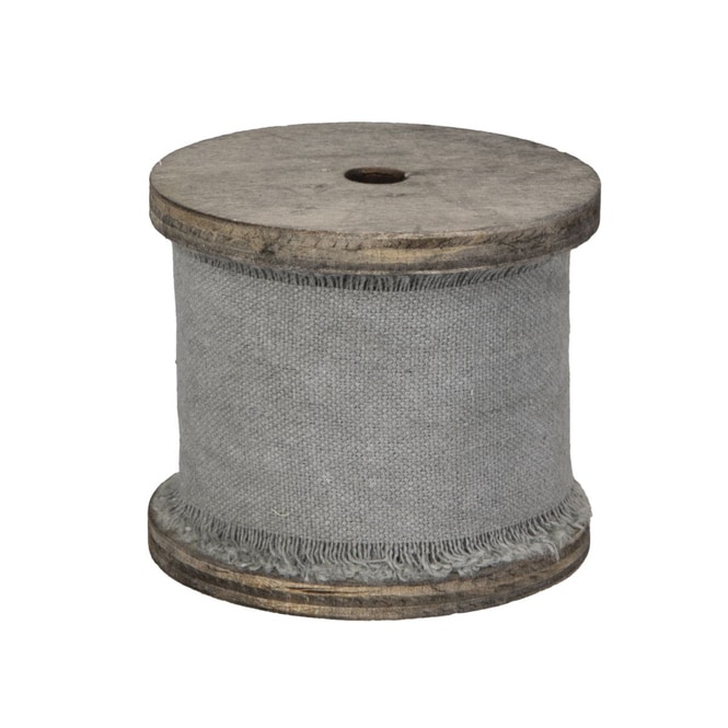 Dekoband grau - ca. 3 m x 2,5 cm