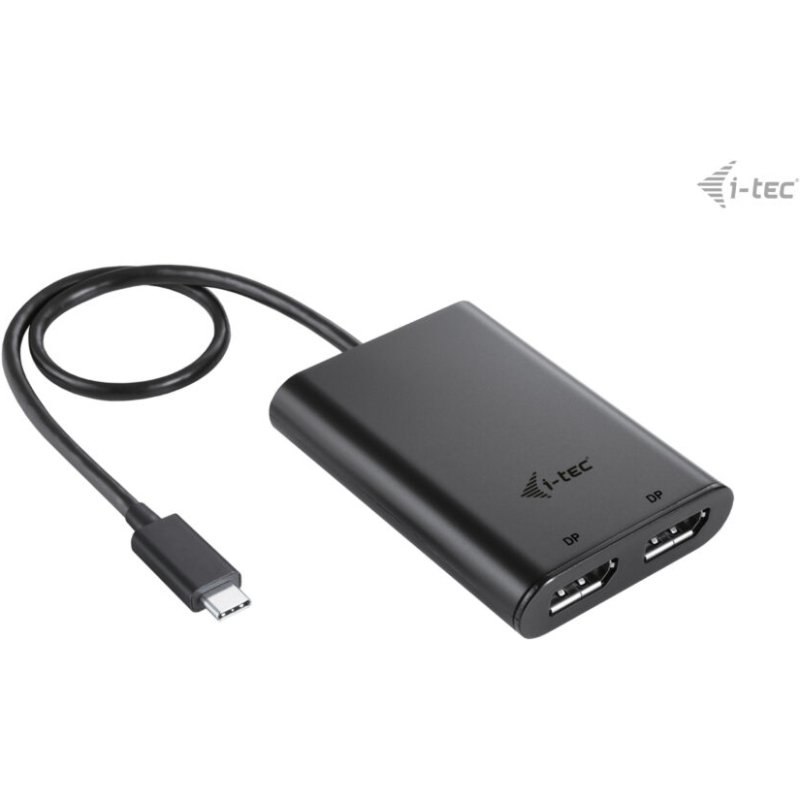 i-tec USB-C Dual 4K/60Hz (single 8K/30Hz) DP Video Adapter