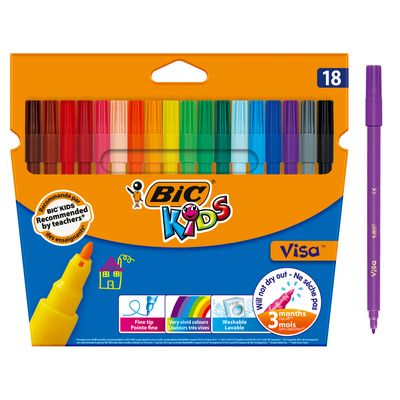 BIC Kids Visa - 18 Feutres