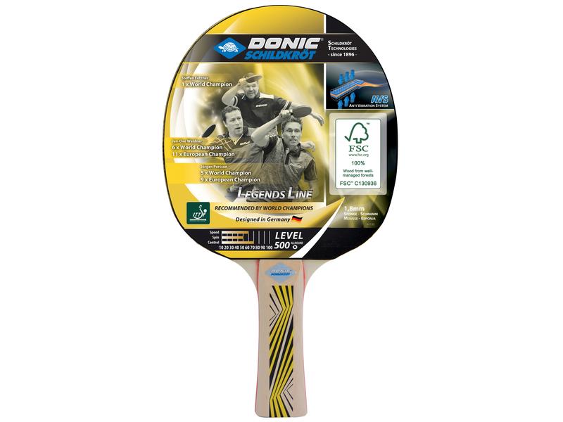 DONIC Schildkröt Tischtennisschläger Legends 500 Tischtennisschläger Legends 500