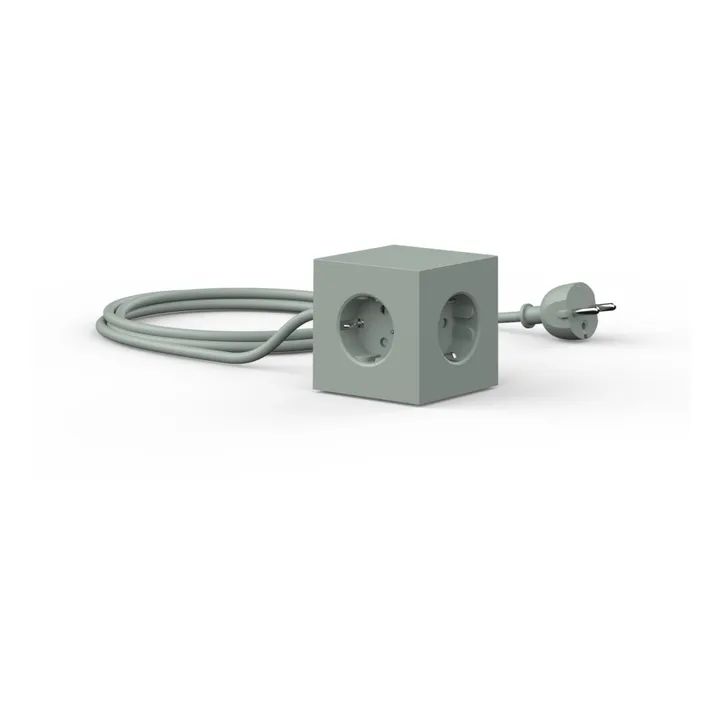 Avolt Rallonge Square 1 avec prise USB | Vert kaki