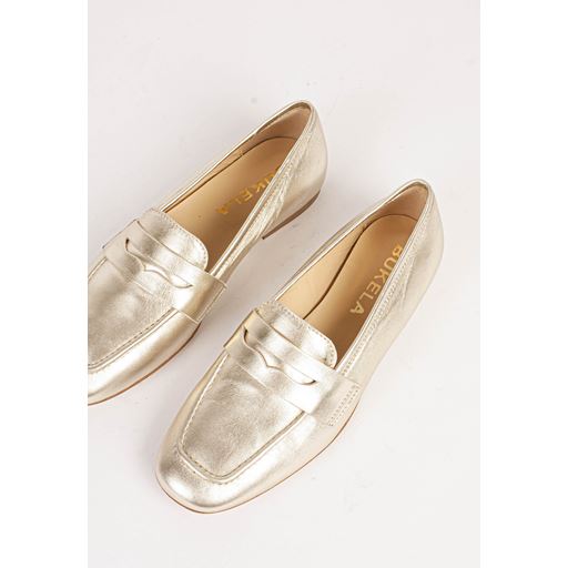 Bukela Emmy Loafers, Guld, 36