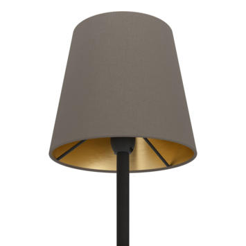Eglo vloerlamp Fiorana 140 cm zwart/cappuccino