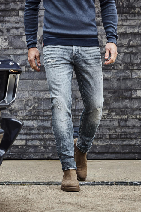 Cast Iron blauwe heren jeans