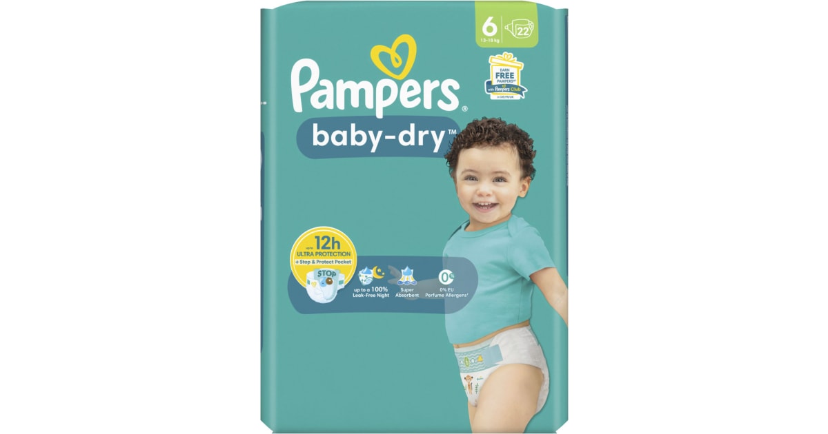 Pampers Baby-Dry Extra Large 13-18 kg