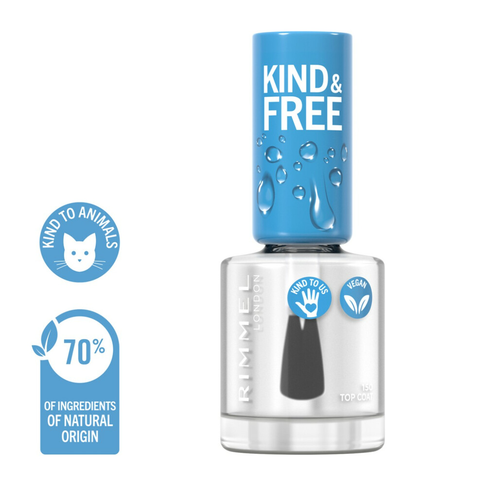 Rimmel KIND & FREE Vegan Nagellak 150 Top Coat8 ml