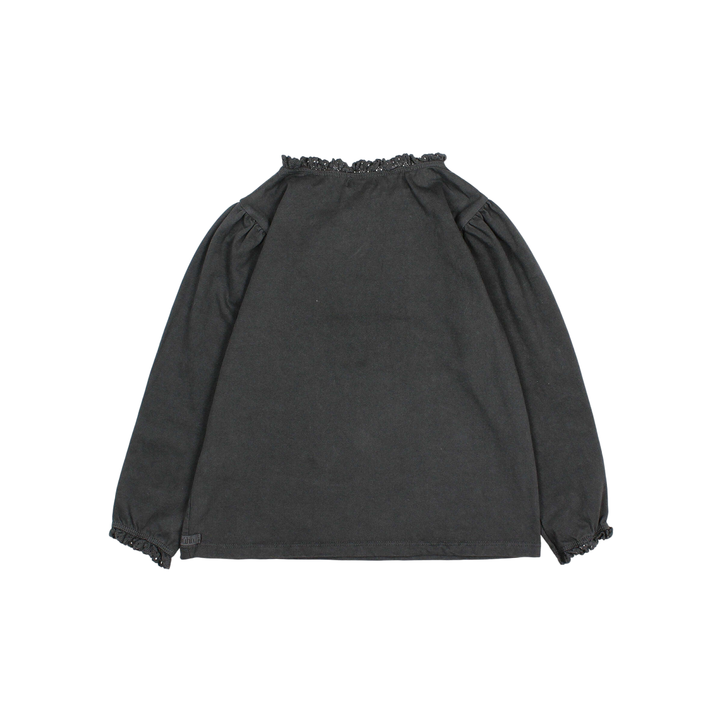 Langarmshirt Lace Antracite