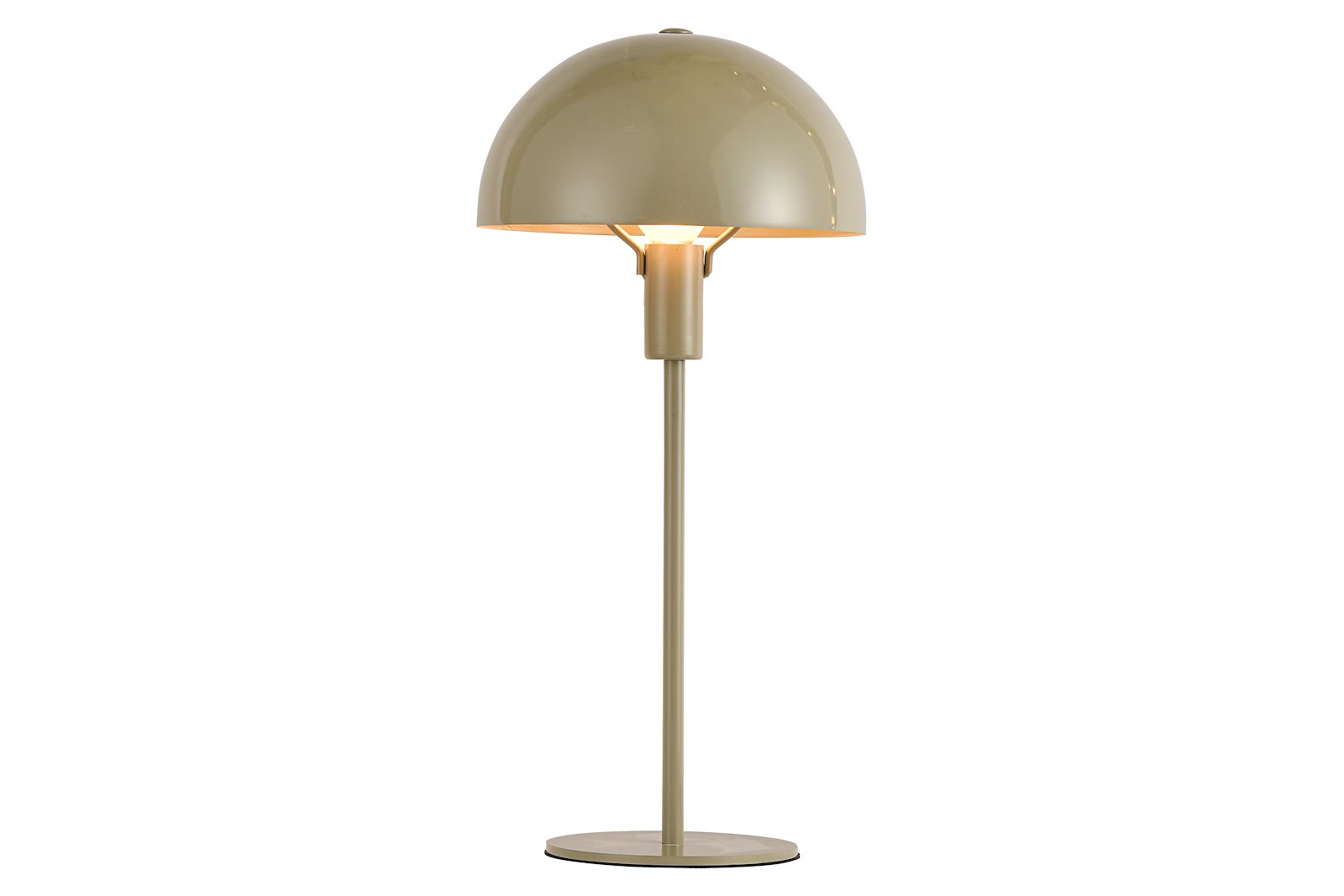 Vilde bordlampe Taupefarget høyde 43cm med ledning og bryter Maks LED 6W E14