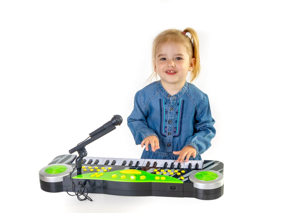 Boogie Bee Elektronisches Keyboard mit Mikrofon