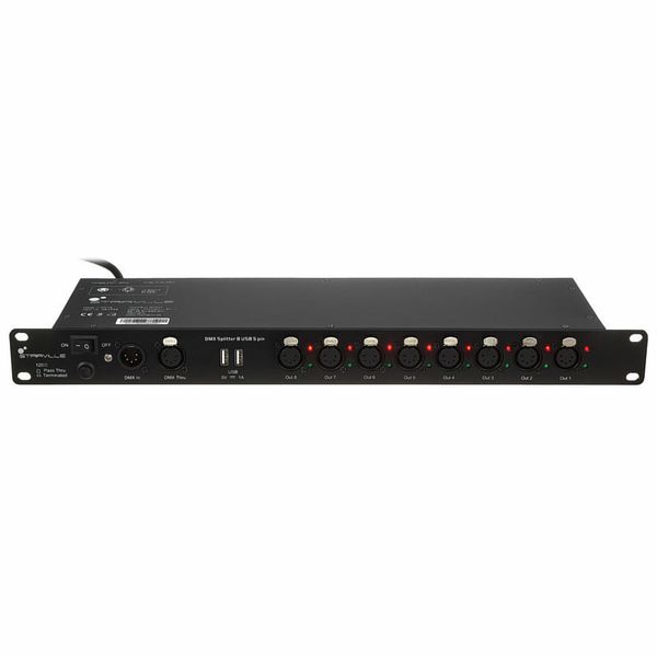 Stairville DMX Splitter 8 USB 5 pin