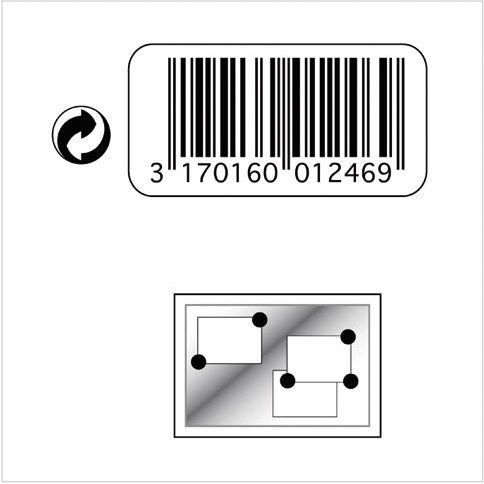 Punaises magnétiques dorées - lot de 10