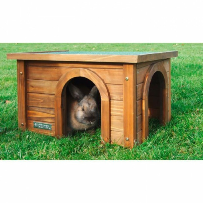 Abri en bois pour rongeurs 45 x 32 x 27 cm Kerbl