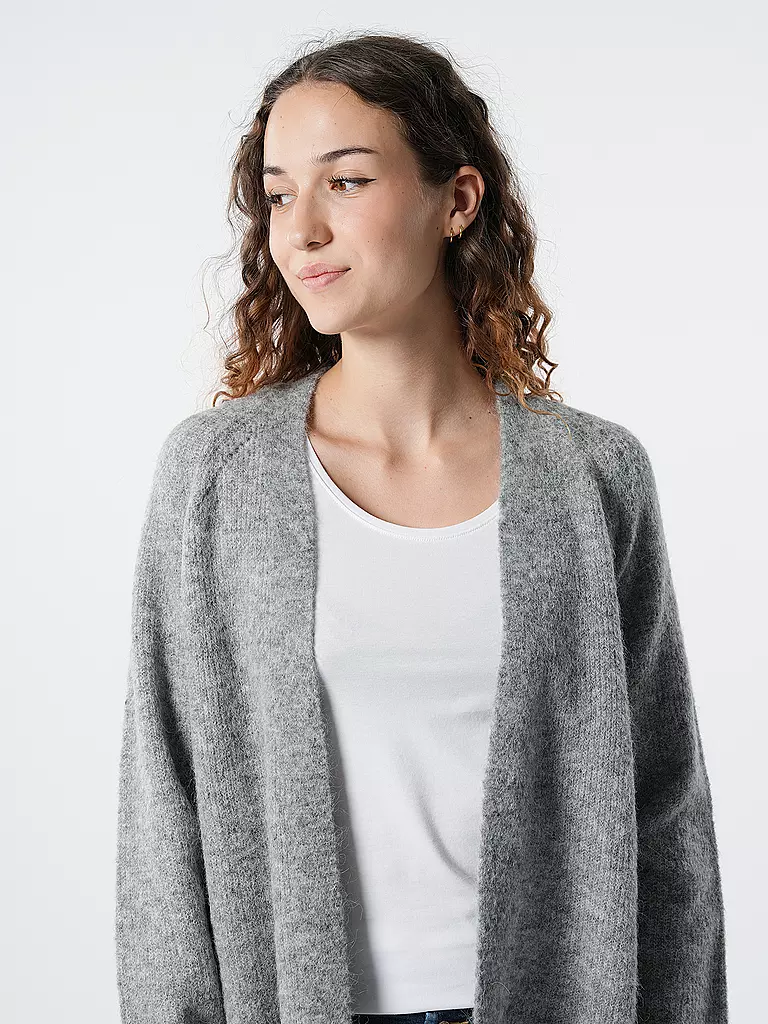 MOS MOSH Strickjacke MMTHORA grau