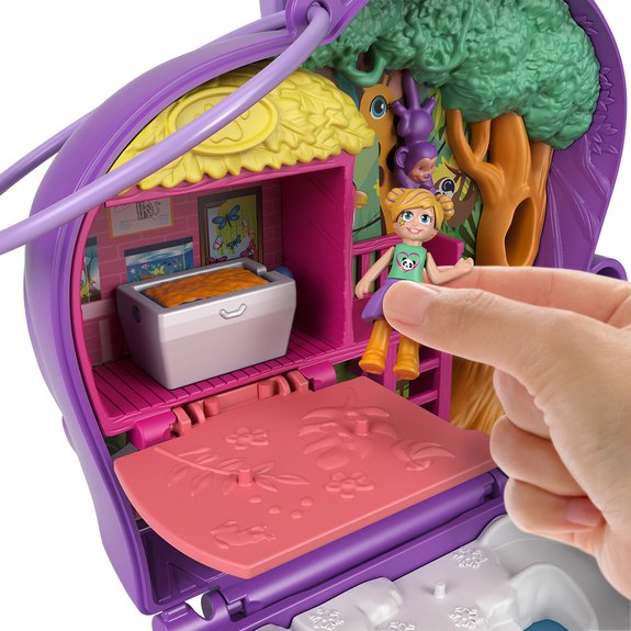 Polly Pocket - Coffret Zoo Eléphant - Mini-Poupées