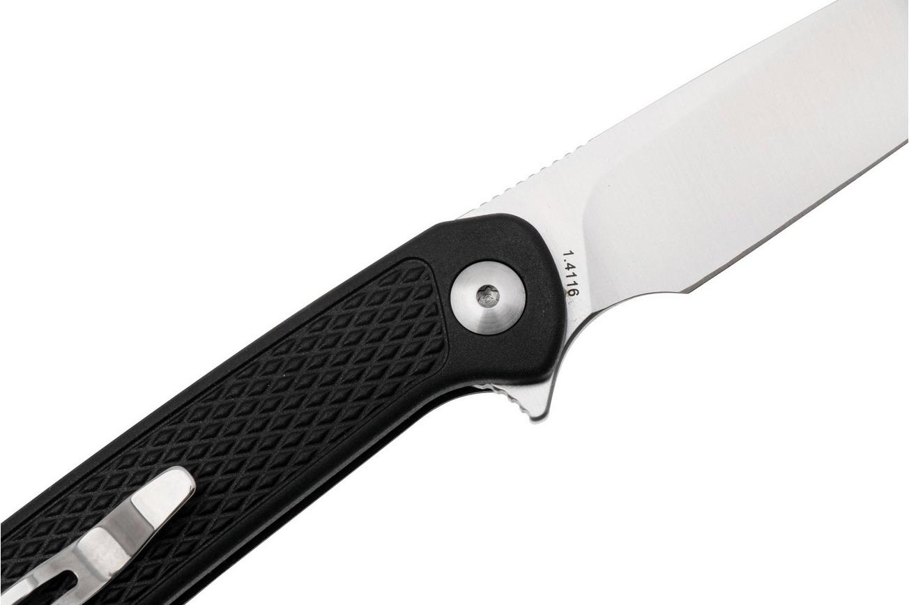 Böker Plus Fire Ant 01BP0026, Satin 1.4116, Black Polypropylene zakmes