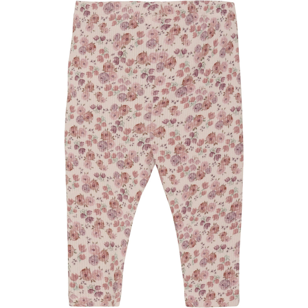 Køb Minymo Peach Whip Leggings AOP Rib