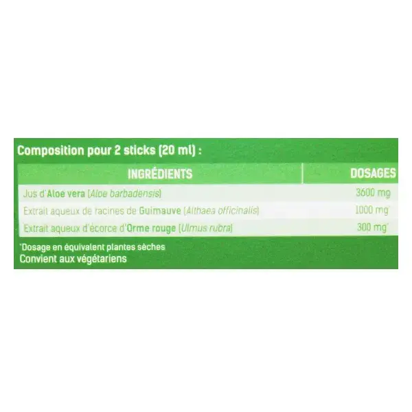 Santé Verte Nectaloe Sistema Digestivo 20 varas