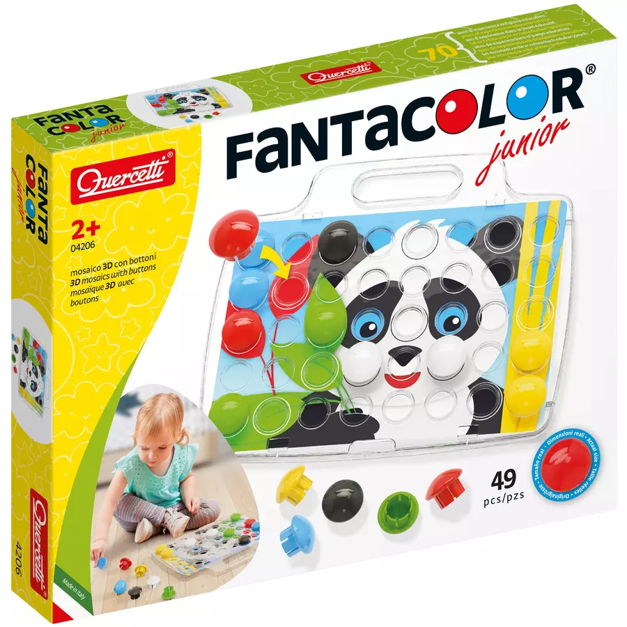 Quercetti Stiftemosaik FantaColor Junior (49 Teile)