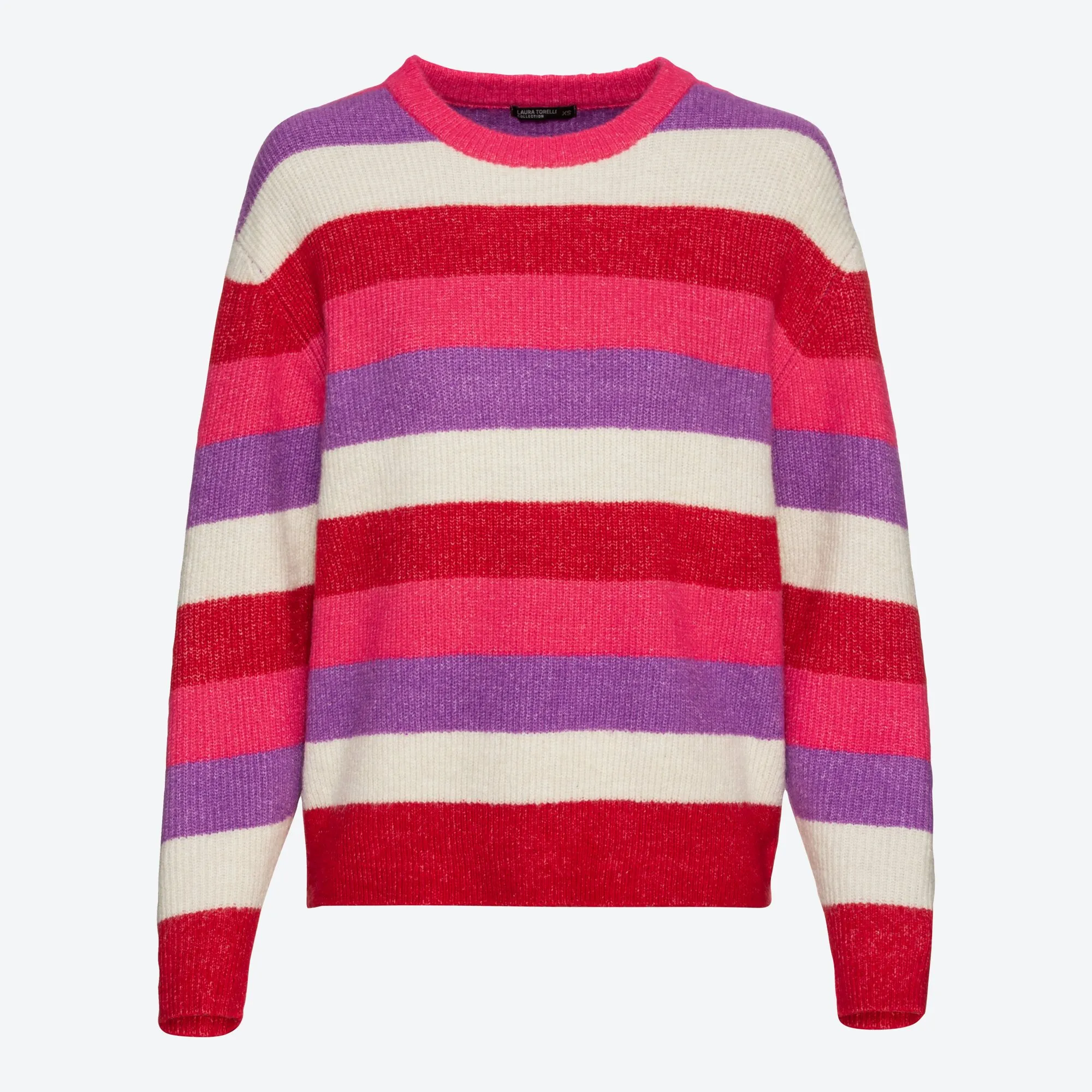 Damen-Pullover mit Ringelmuster