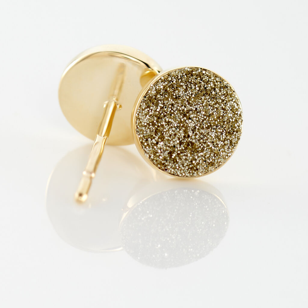 Boucles D'oreilles Puces Eryne Or Jaune