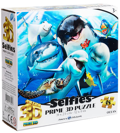 Prime 3D Puzzle Puzzlespiel - 3D - 48 Teile - Ocean Selfie