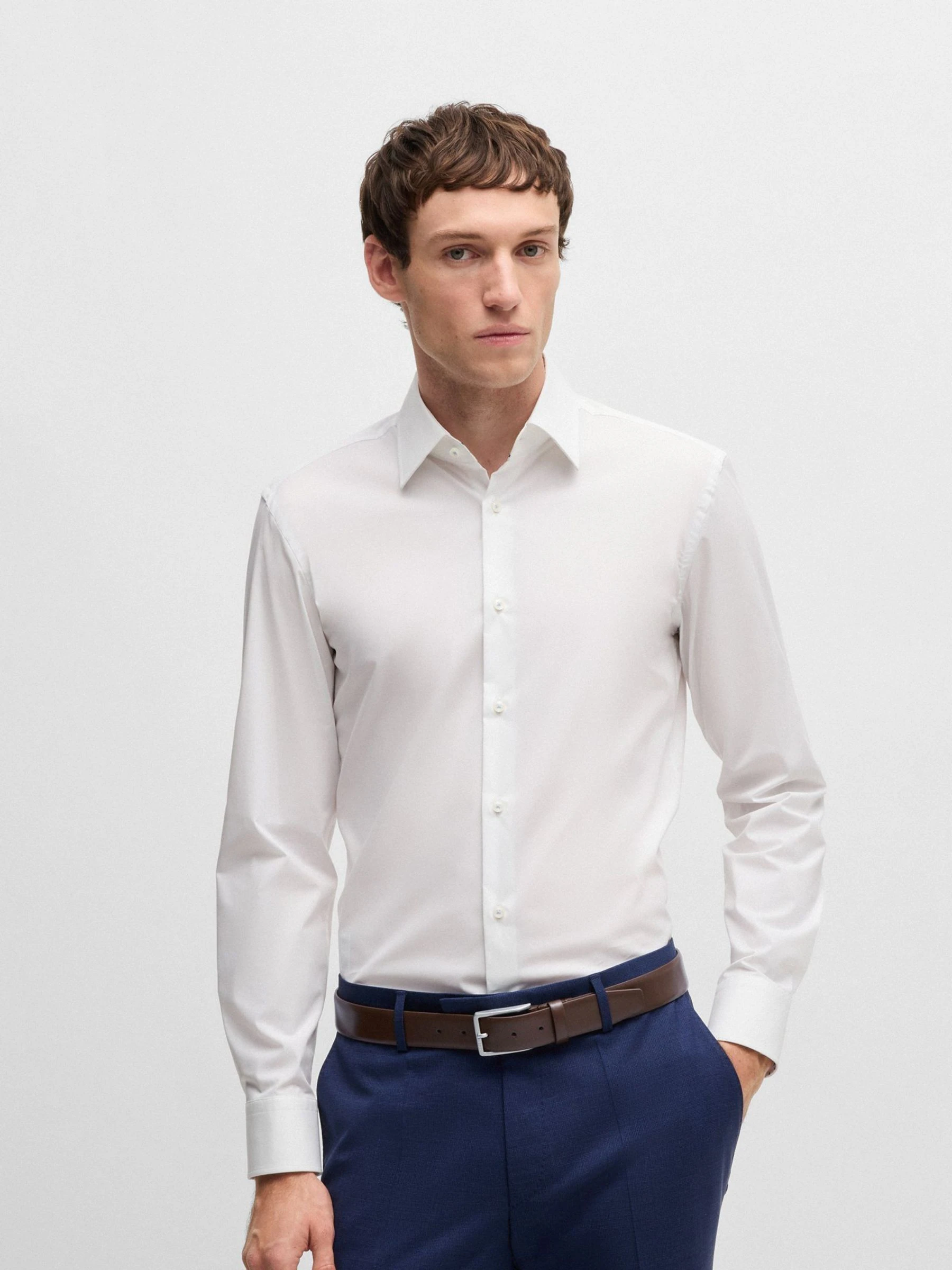 Bruin - BOSS Erman Leather Belt