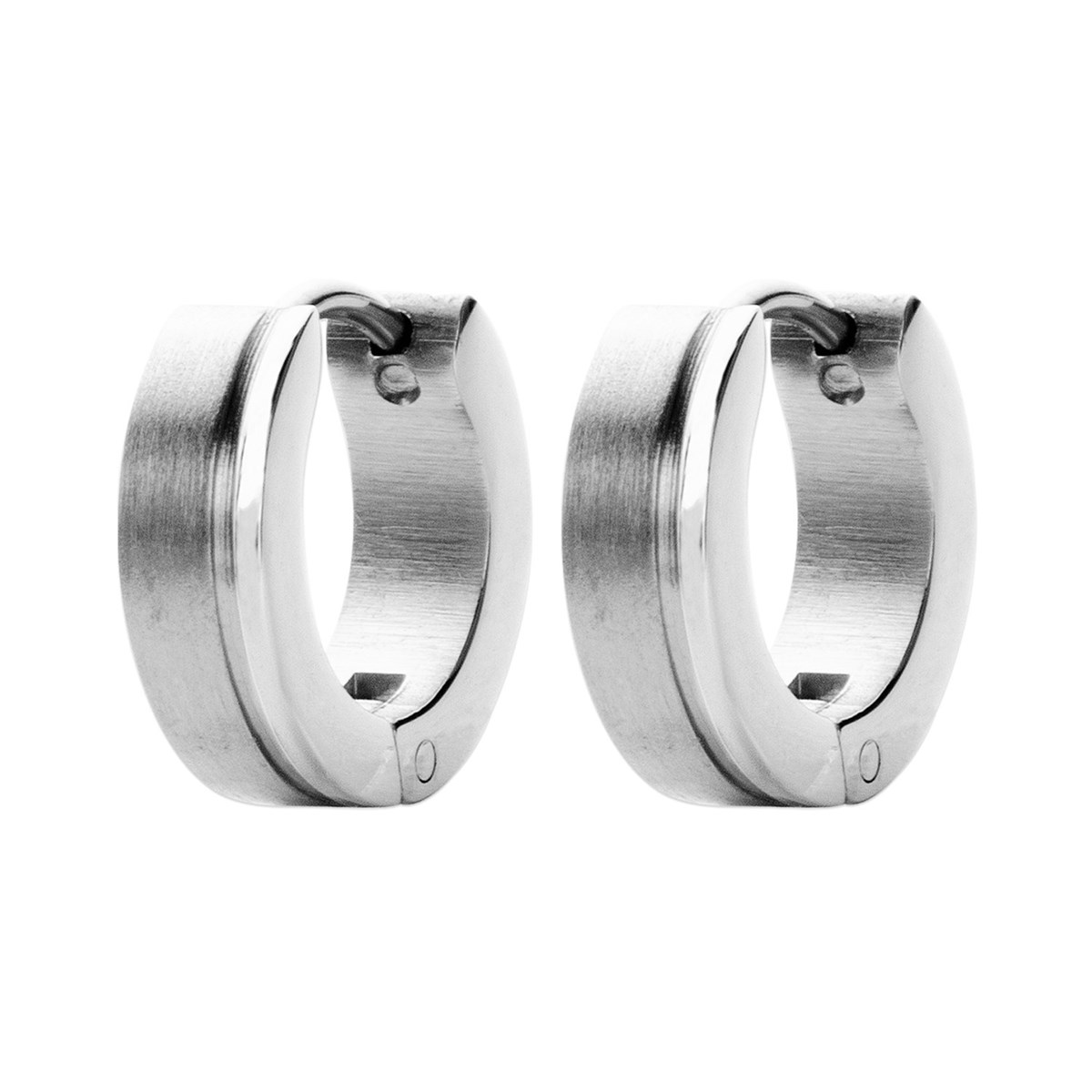 Anneaux d'oreilles Brillaxis acier