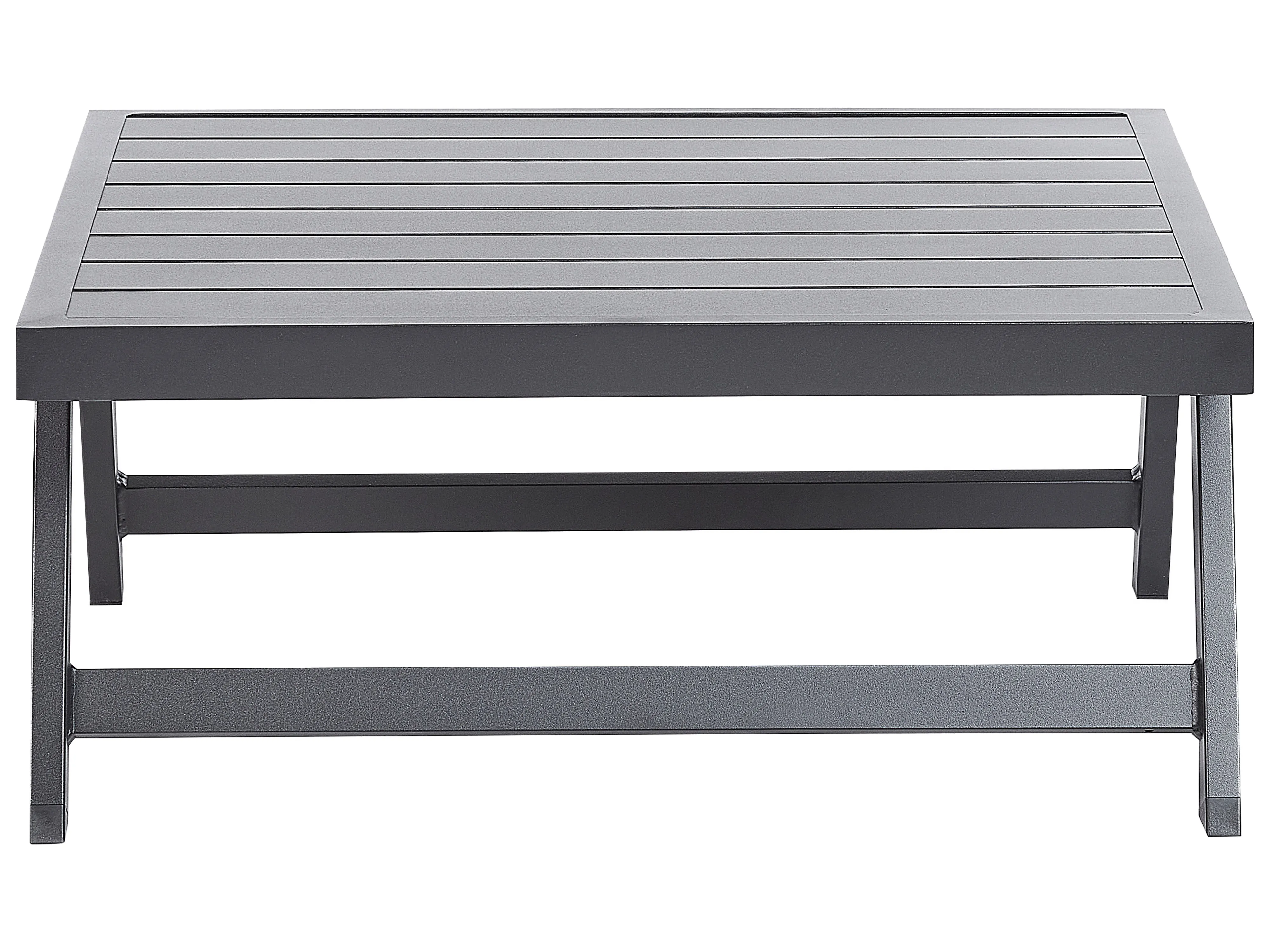 Tuin hoekloungeset met tafel 5-zits COCCORINO Metaal Grijs
