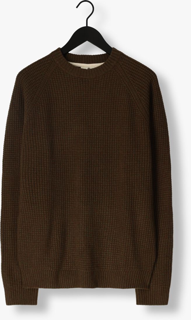 ANERKJENDT donkergroene anerkjendt trui aksune structure knit