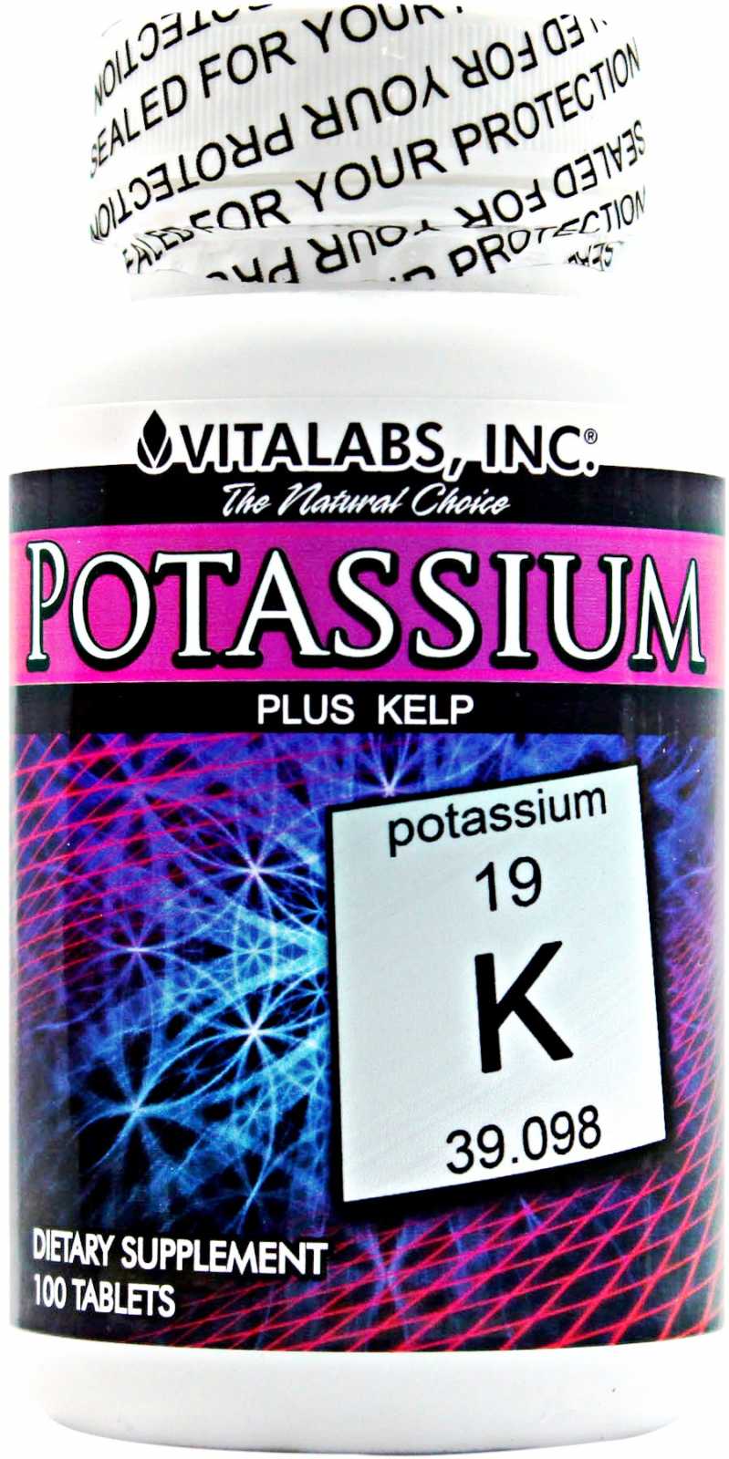 Vitalabs Potássio 100 comprimidos