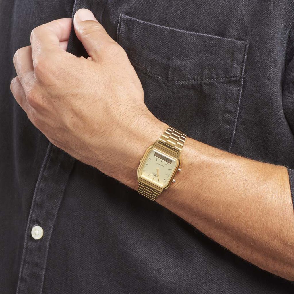 Montre Casio Collection Vintage Champagne
