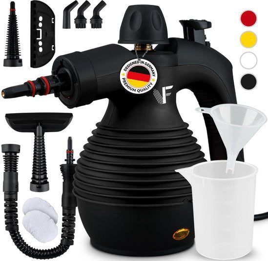 Neighbour's Friend Handstoomreiniger Nieuw model - Krachtige stoomreiniger, 3,5 bar druk, 4m kabel, 350ml tank voor auto, werkplaats, huishouden en