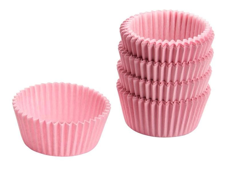 Zenker Muffin Backform Rosa, 100 Stück Muffinförmchen