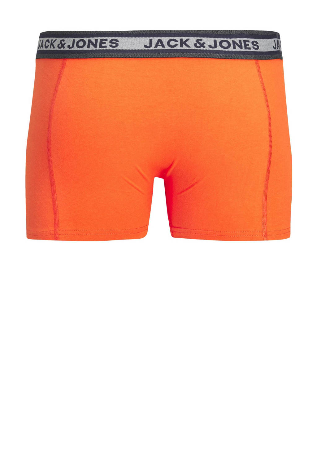 boxershort JACMYLE - set van 3 oranje/grijs/blauw