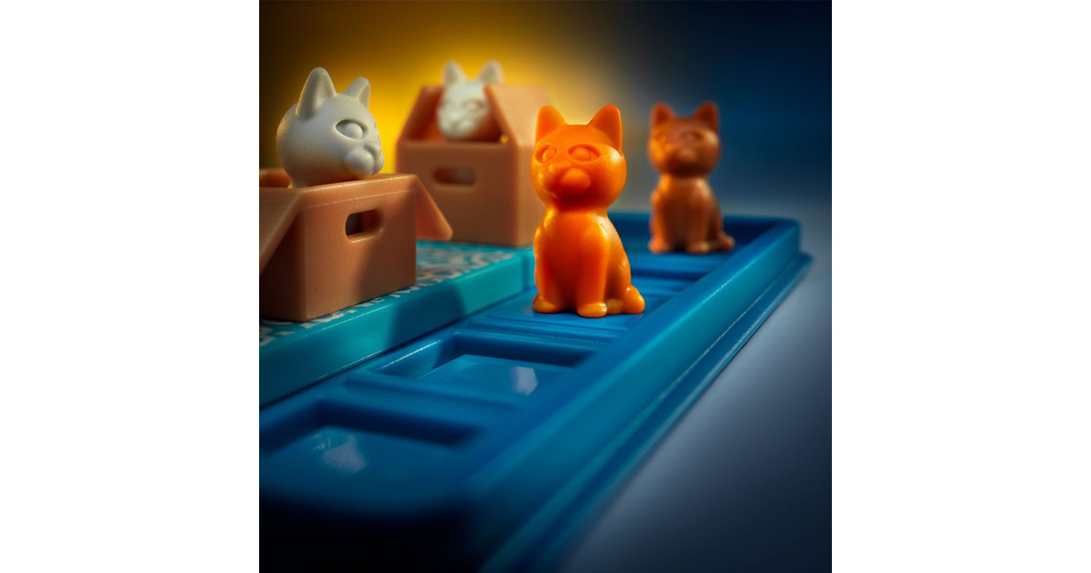 SmartGamesDe Wolf & De 7 Geitjes + Cats & Boxes Bundel Denkspel  (Nederlands, 1 speler, Vanaf 3 en 7 jaar, 48 + 60 opdrachten)