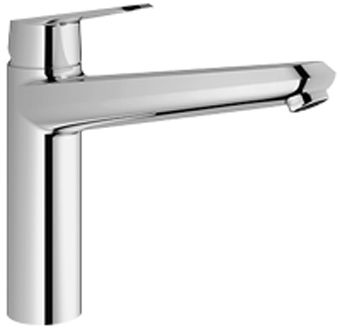 Grohe Eurodisc Cosmopolitan 1-gats keukenkraan m. lage uitloop chroom