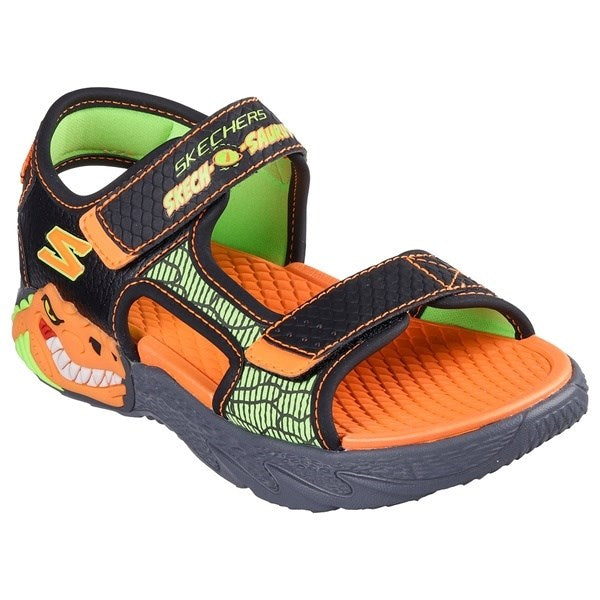 Køb Skechers Creature Splash River Sandal Black Orange