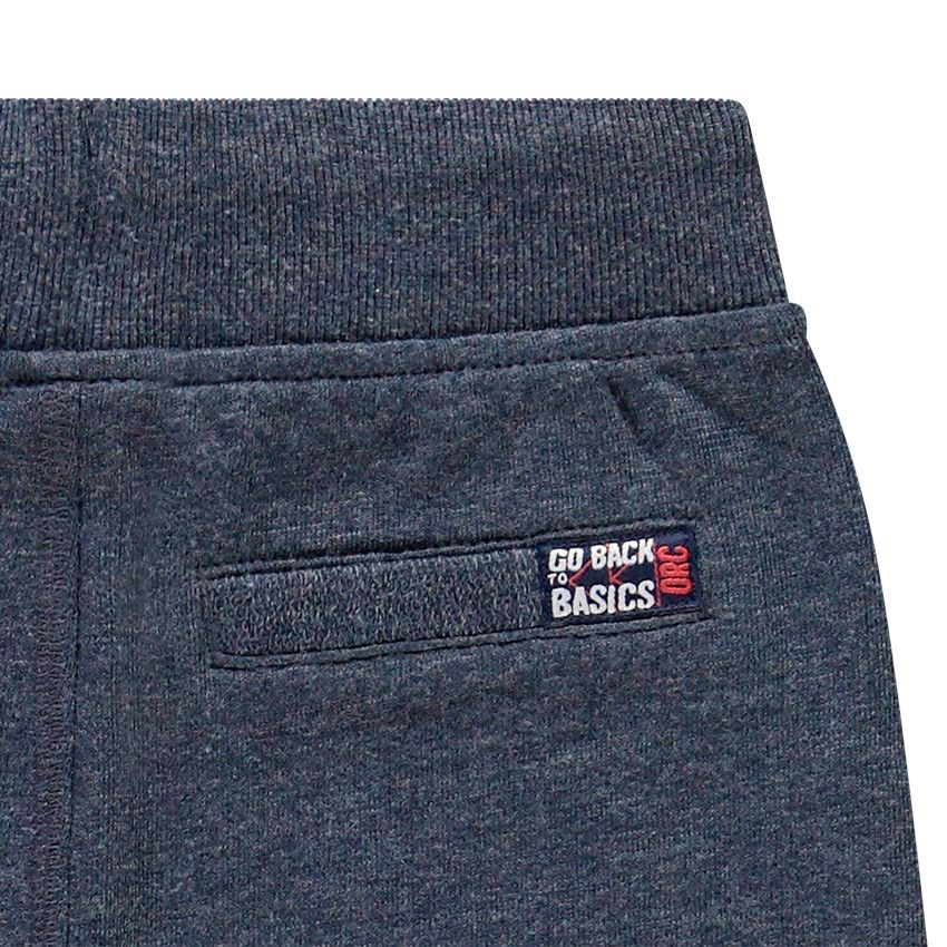 Pantalon de jogging en molleton pour enfant garçon - Bleu marine