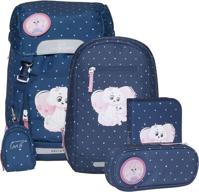 Beckmann Classic Ryggsekk Sett 22L, Pet Friends Blue