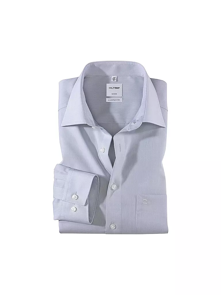 OLYMP Hemd Comfort Fit grau