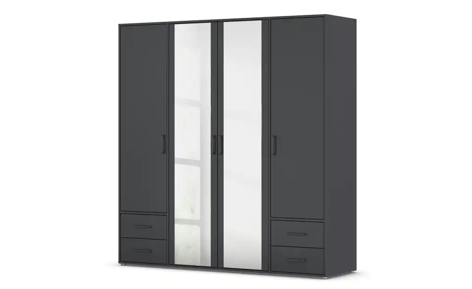 Drehtürenschrank ohne Absetzung 187 cm 4 Stück