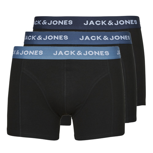 Jack & Jones - JACSOLID TRUNKS 3 PACK OP - Noir / Bleu