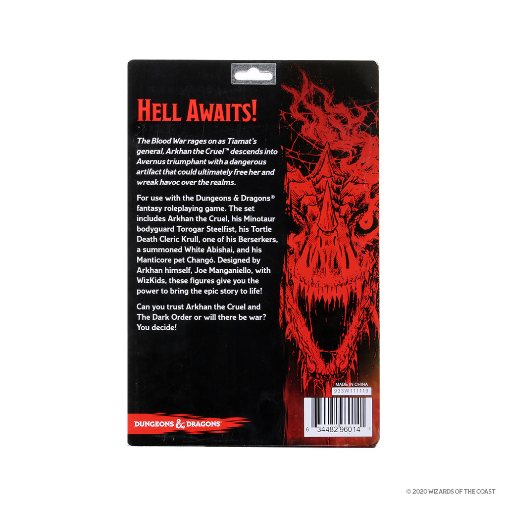 D&D Icons of the Realms Premium Figures - Arkhan the Cruel and The Dark Order