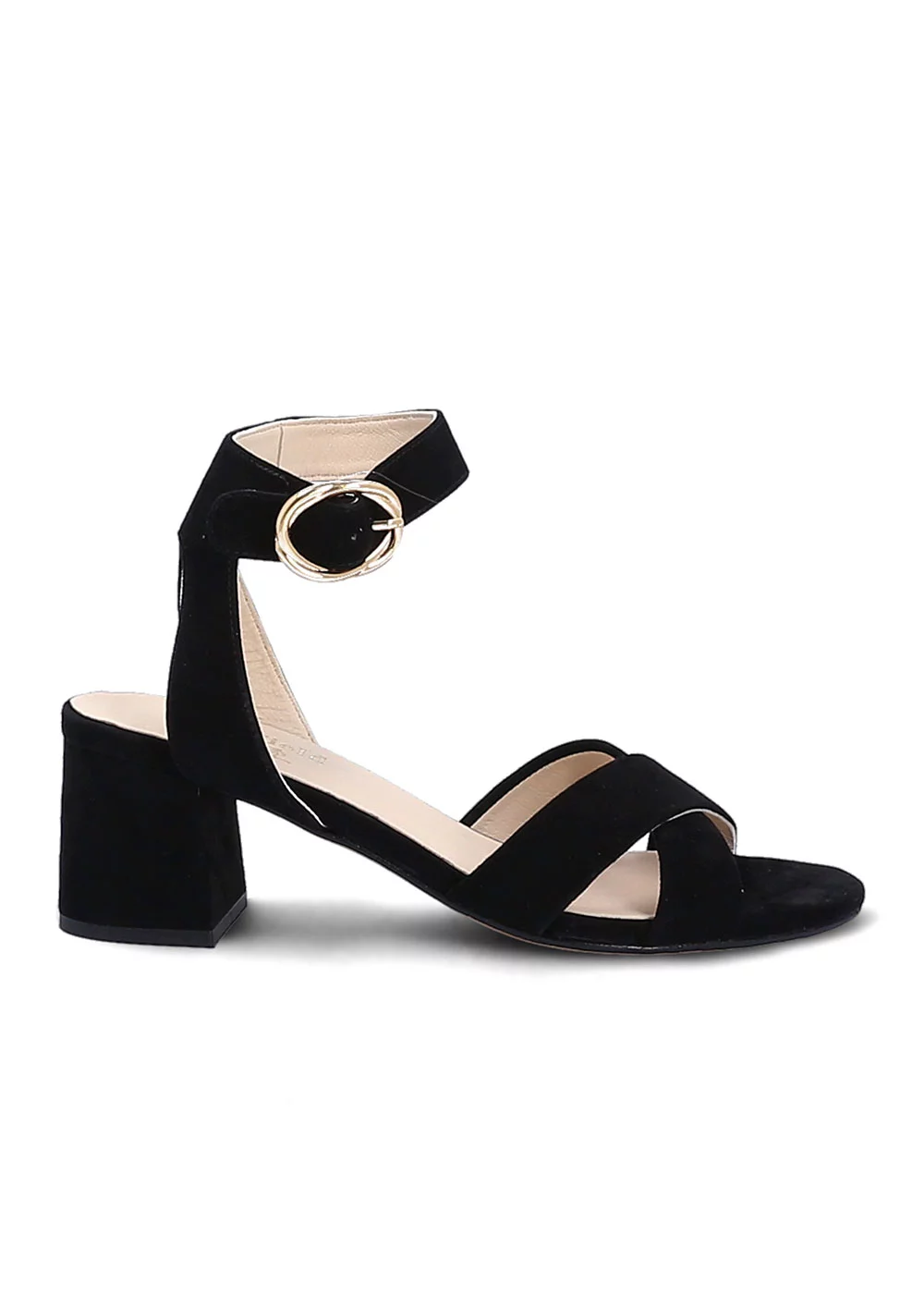 SANDALE BIRMINGHAM VELOURS NOIR