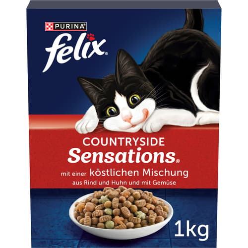 felix Meaty Sensations mit Rind, Huhn und Gemüsezugabe